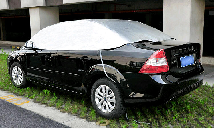 Polyester Car Half / Top Cover